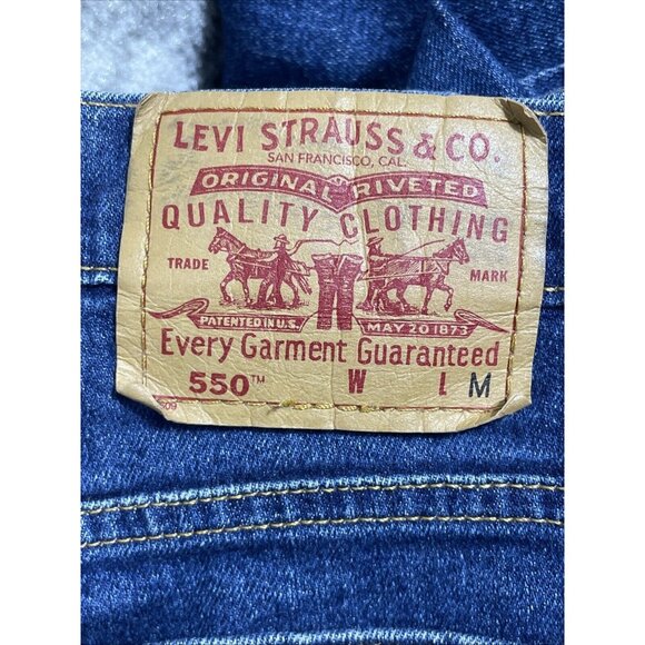 Levis 550‎ Tapered Leg Jeans Womens Size 12 Reg Relaxed Fit Vintage - Picture 11 of 13